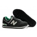 New Balance 574 Zapatos de la zapatillas gris oscuro, blanco para los hombre de