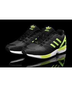 Adidas ZX Flux tejer para hombre de color verde amarillo/negro/amarillo Zapatos de la zapatillas
