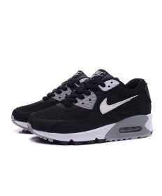Nike Air Max 90 instructores de la primavera zapatos negro-blanco para mujer