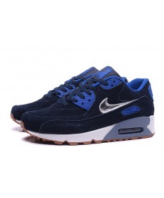 Nike Air Max 90 medianoche azul-reales zapatillas de deporte azul-plata