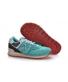 New Balance 574 zapatos de los hombre azules de la turquesa