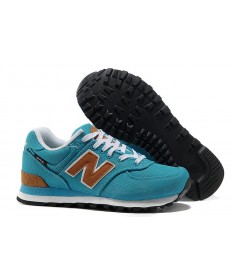 New Balance 574 azul para los zapatos para mujer