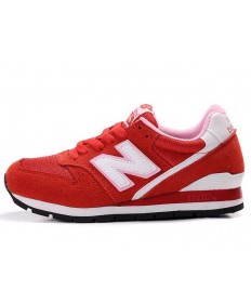 New Balance 996 zapatillas blancas rojas, zapatos para mujer