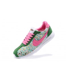Nike Roshe LD-1000SP Frag hombreto mujer oscuro verde/rosa/flor formadores de impresión zapatillas de deporte