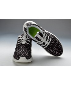 Nike Roshe Run para mujer Negro/impresión florales/formadores zapatos blancos