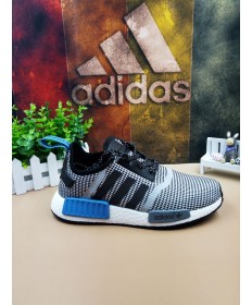 zapatos Adidas formadores NMD Los Angeles azul gris negro
