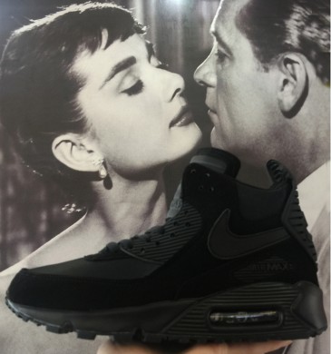 Nike Air Max 90 Hightop negro hombre trainers