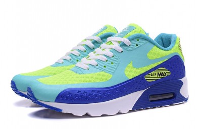 Nike Air Max 90 HYP PRM luz del cielo azul Día de la Independencia-fluo-real zapatos azules formadores
