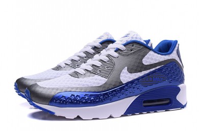 NIKE AIR MAX 90 HYP PRM Día de la Independencia gris oscuro-blanco-azul real formadores zapatillas de deporte