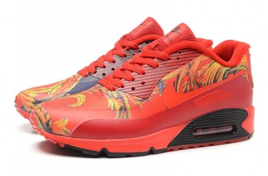 Nike Air Max 90 HYP PRM formadores zapatillas rojas
