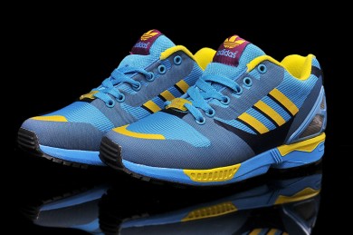 Adidas ZX Flux tejer para hombre deepskyazul/cadetazul/formadores de color amarillo