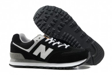 New Balance 574 zapatillas de deporte Negro, blanco para los hombre de