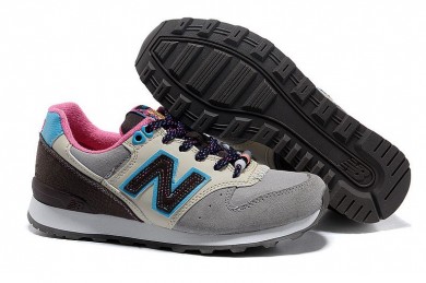 New Balance 996 gris, azul + rosadozapatillas de deporte para mujer