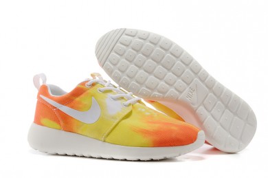 las zapatillas de deporte Nike Roshe Run Aire 3M puesta del sol// mujeres Amarillo Naranja