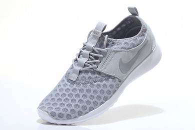 gris Nike Roshe Run mujer ligero/zapatillas blancas