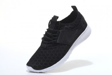 Nike Roshe Run para mujer Negro/Zapatos blancos