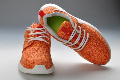 Nike Roshe Run Naranja/zapatillas de deporte para mujer blanco