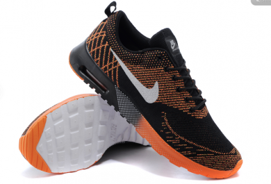 Nike Air Max zapatillas de deporte Thea Negro/naranja/blanco para hombre