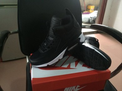 Nike Air Max 90 zapatillas de deporte Hightop trainers negros