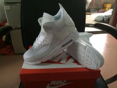 Nike Air Max 90 zapatillas de deporte Hightop de color beige