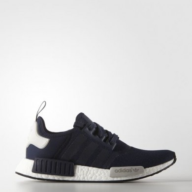 Adidas zapatillas de deporte NMD_R1 original formadores Azul marino/azul marino y/FTWR Blanca