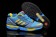 Adidas ZX Flux tejer para hombre deepskyazul/cadetazul/formadores de color amarillo