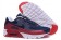 NIKE AIR MAX 90 HYP PRM Día de la Independencia zapatillas de deporte de color azul-rojo oscuro