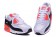 Nike Air Max 90 zapatillas de deporte de primavera blanco-negro-naranja para mujer