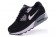 Nike Air Max 90 instructores de la primavera zapatos negro-blanco para mujer