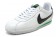 Nike Classic Cortez Cuero 09 las zapatillas de deporte para hombre Blanco Negro Verde