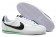 Nike Classic Cortez Cuero 09 las zapatillas de deporte para hombre Blanco Negro Verde