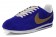 formadores de oro Nike Classic Cortez Suede Vintage para hombre del azul real