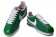 las zapatillas de deporte Nike Classic Cortez Nylon Verde Blanco para hombre