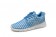 Nike Roshe Run Triángulos de cielo profundo azul/blanco para los zapatos para mujer formadores