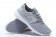 gris Nike Roshe Run mujer ligero/zapatillas blancas