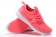 Nike Roshe Run para mujer volcánica de color rojo/zapatos tenis blancos