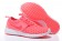 Nike Roshe Run para mujer volcánica de color rojo/zapatos tenis blancos