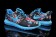 Nike Roshe Run Dodger azul/patrón Negro/floral para mujer trainers