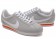 Nike Classic Cortez Cuero 09 las zapatillas de deporte para hombre Gris Blanco Rojo