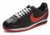 Nike Classic Cortez Cuero 09 zapatillas de deporte para hombre Negro Rojo