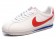 Nike Classic Cortez de piel para hombre 09 Blanco Rojo Azul trainers