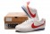 Nike Classic Cortez de piel para hombre 09 Blanco Rojo Azul trainers
