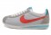 Nike Classic Cortez Nylon zapatos formadores Universidad Rojo Azul Gris para mujer