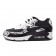 Nike Air Max 90 Prem formadores-blanco-negro leopardo zapatillas de deporte